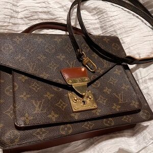 Louis Vuitton Monogram Monceau leather handbag